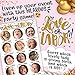 Love or Labour (25 Pack) Game- Baby shower, Bridal Shower, Gender Reveal, Engagement Party- Fun Idea for Adults, Men, Women, Couples(GOLD)