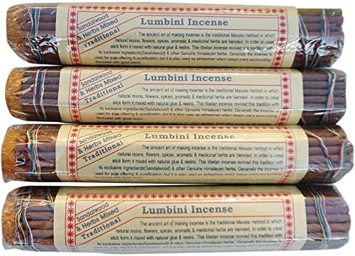 Natural Flow Nepal Tibet 8 Aromas Incense Joss Sticks Lemon Juniper Sandalwood Amber Musk Pack Of 4 Lumbini X 4 Amazon Co Uk Kitchen Home