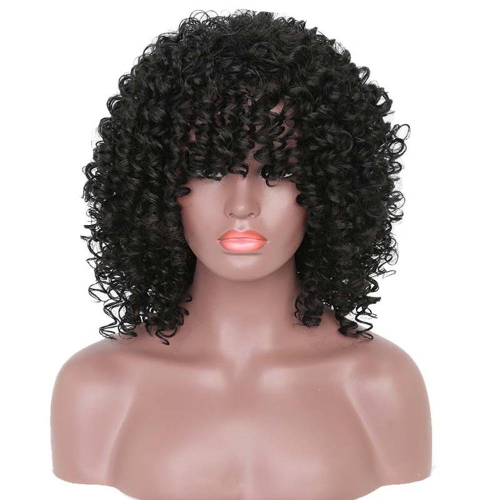 Lovely House Lange Afro Verworrene Lockige Kurze Perücke Für Lovely House Lange Afro Verworrene Lockige Kurze Perücke Für Schwarze Frauen Synthetische Perücken Afrikanische Frisur Amazon Beauty