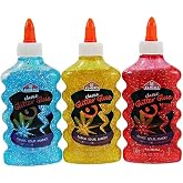 Elmer's 2022912 Liquid Glitter Glue, Washable, Blue, 6 Ounces, 1 Count
