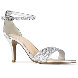 J. Adams Dove Ankle Strap Womens Heels, Stiletto
