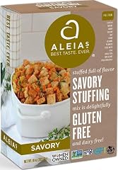 Aleia’s Gluten Free Savory Stuffing Mix – 10oz (1 Pack) – Classic Holiday Stuffing for Turkey, Chicken & More – Wheat Free, S