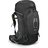 Osprey Atmos AG 65L Men's Backpacking Backpack, Black, S/M