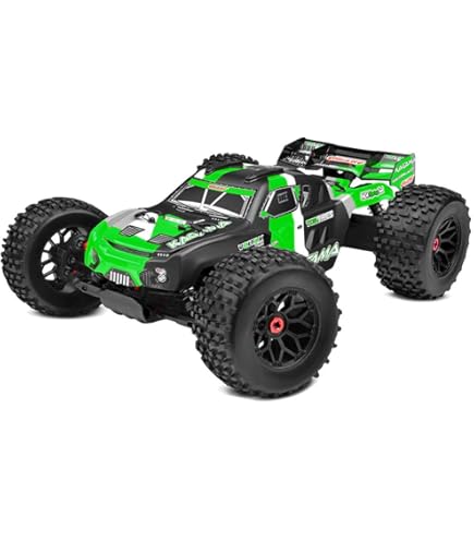 Amazon.com: Corally 00293-G Kagama 4 XL4s Monster Truck Green