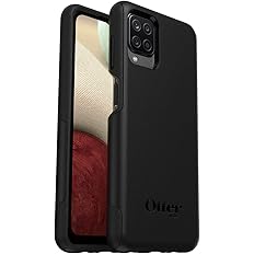OtterBox Samsung Galaxy A12 Commuter Series Lite Case - BLACK, slim & tough, pocket-friendly, with open access to ports and s
