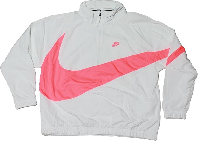 nike big swoosh jacket pink