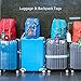 Cruise Luggage Tags Suitcase Labels 4 Pack Cruise Tags & 2 Cruise Lanyard ID Holder Zip Seal and Reusable Steel Loops
