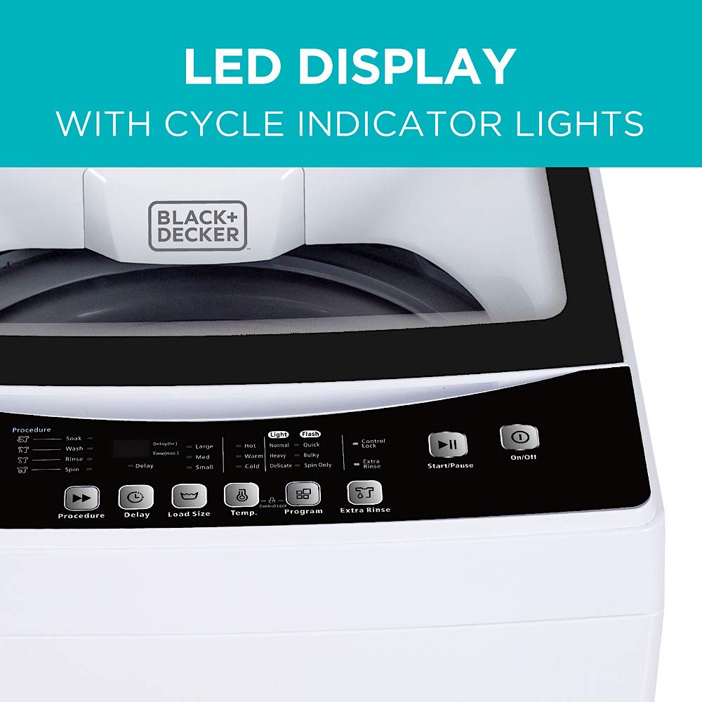 BLACK+DECKER Portable Washer and Compact Dryer Bundle ‚Äì Wash Up To 11
