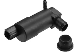 Partuto Windshield Washer Pump No.BV6117K624AA - Car Windshield Washer Pump Motor Replacement - for Ford Focus Sedan 2012-2015 Plastic Black - 1 Pc