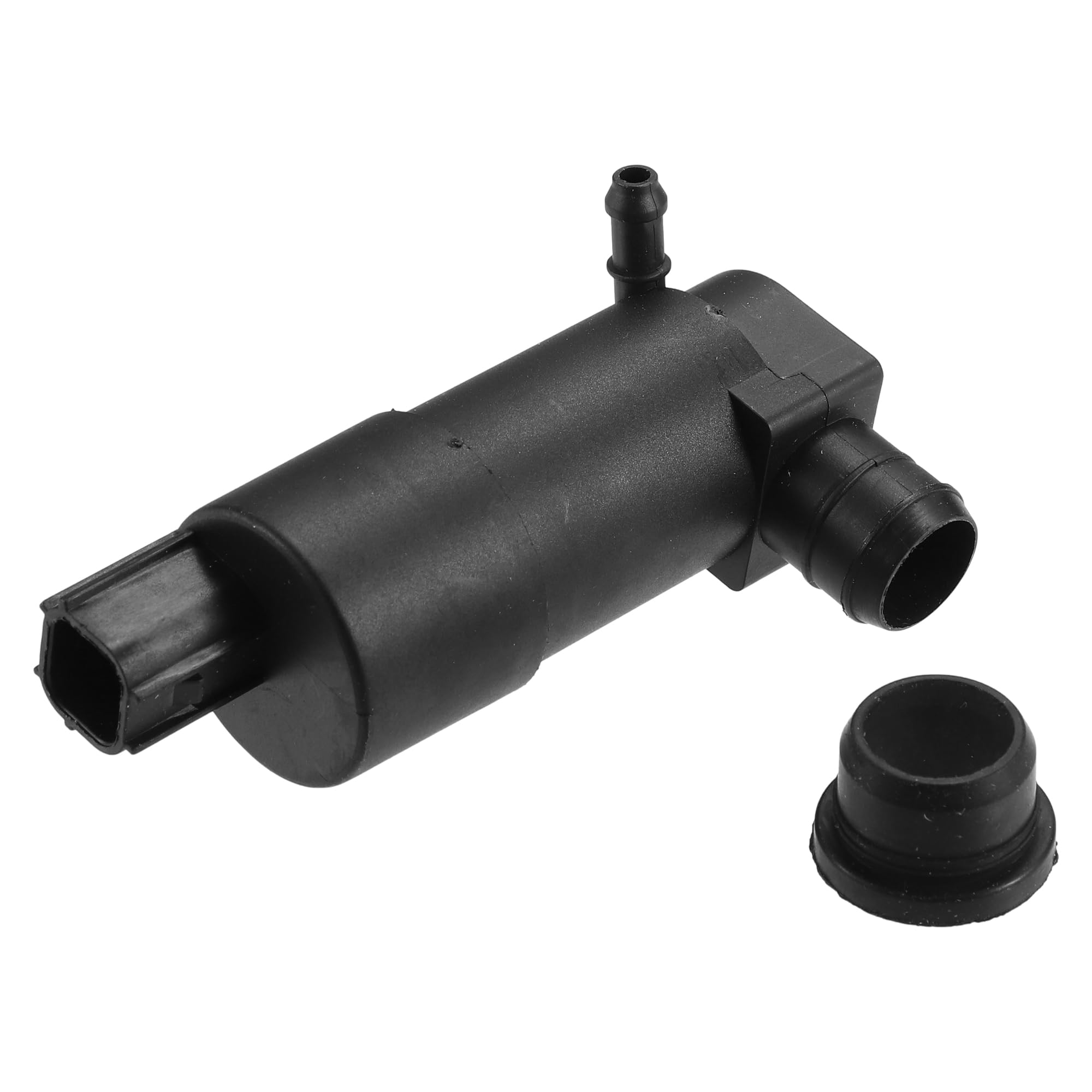 Photo 1 of Partuto Windshield Washer Pump No.BV6117K624AA - Car Windshield Washer Pump Motor Replacement - for Ford Focus Sedan 2012-2015 Plastic Black - 1 Pc