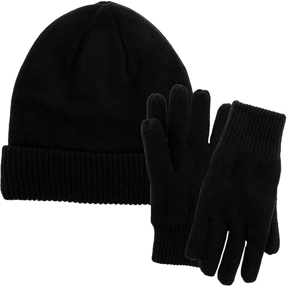mens designer hat and gloves