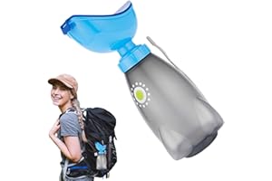 Women’s Bedside Urinal with Lid Funnel, Women Urinal Bottle Spill Proof - Women Pee Bottle, Female Outdoor Urinal, Travel Uri