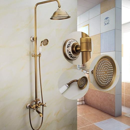 Amazon Com Rjy Shower System Include Rainfall Shower Head
