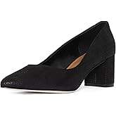 Donald Pliner Women's Stephani Block Heel Pumps, Women's Pumps, Chunky Heel, Office Heels, Comfortable Pumps, Women's Shoes, Low Mid Heel, Block Heel