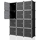 KOUSI Portable Cube Storage - 14"x14" Cube Wire Cube Organizer Storage Organizer Clothes Storage Storage Shelves Shelf for Cl