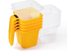 Voomey 15Pc Paint Bucket Holds 16 oz. of Paint or Stain,Paint Cup,Paint Pail Liner,Trim Painting Tool，for Finishing Work and 