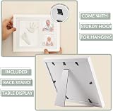 GEMMAHW Baby Handprint Footprint Kit Memory Art Picture Frame Nursery Decor view 6
