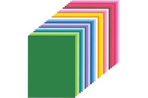 vidabita 100 Sheets Colored Cardstock Paper 120gsm 32lb, 25 Assorted Colors Pastel Colored Construction Paper for Card Making, Printer, Origami, Scrapbook Craft