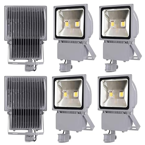 Leetop 6X 100W Blanco Frío LED Foco Proyector Luz, Foco Proyector ...