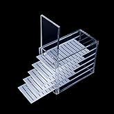 OLACHIKKO Lash Organizers and Storage, Upgraded Design Lash Tray for Lash Extensions with magnet cover, Clear Small Acrylic 5