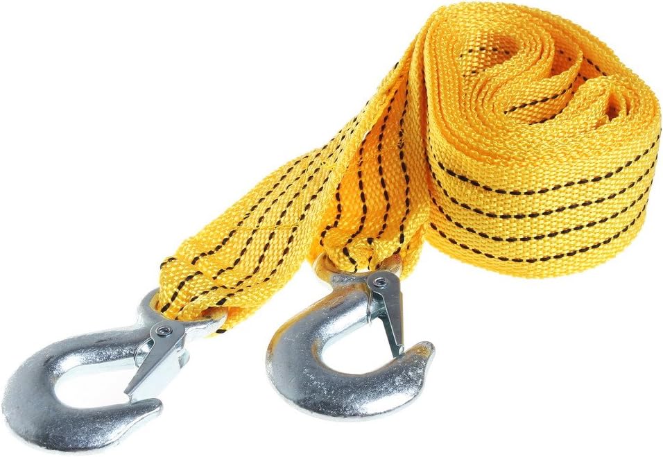 SUMAJU Towing Belt, 3 Meter Long Nylon Recovery Heavy Duty Towing Pull