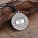 Dawapara Viking Talisman Rune Celtic Yggdrasil Tree of Life World Tree Necklace
