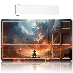 Premium Stitched MTG Playmat with Zones and