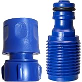 Seaworks Marine Outboard Engine Flush Connect Kit, for Outboard Engines Including Mercury, Yamaha, Suzuki, Mariner and More, Blue