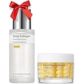 SUNGBOON EDITOR Fine Line Care Duo: Cream in Serum & Collagen Capsule Cream, Deep Fine Line Care, Glow Mist, Elasticity for Aged Skin, Face Moisturizer, Gifts for Mom, Korean Skin Care