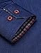 Coofandy Men's Casual Dress Shirt Button Down Shirts (Large, NEW_Dark Blue)