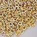 Yescom 1000 pcs Grommet Kit 1/2 inch Size #4 Eyelets and Washers Brass for Hand Press Workshop Apparel Leather Printing Scrim Banner Tarp YES0383