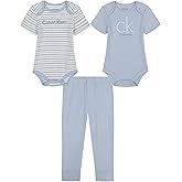 Calvin Klein baby-boys 2 Bodysuits and Pant Set