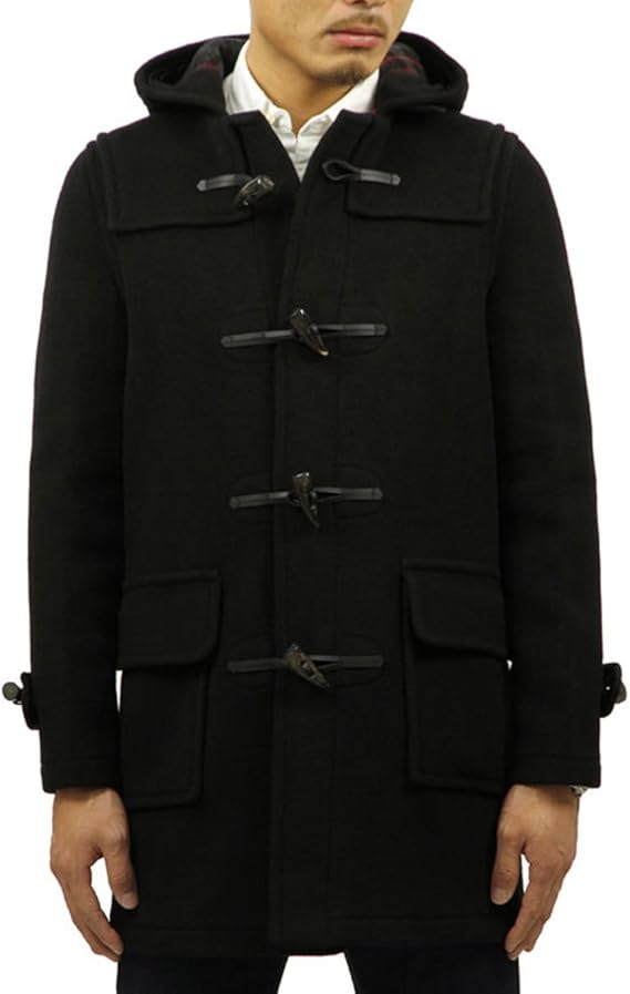 Amazon グローバーオール Gloverall メンズ アウタージャケット ダッフルコート Duffel Coat 9 Black C Cloth Xxl コード 6 コート ジャケット 通販