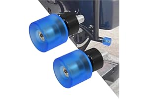 HDBUBALUS Motorcycle Decorative Wheel M12 Screw Rotatable Crash Bar End Sliders Engine Guard Collision Protector Fit for Harley Saddlebag Guard Engine Guard Bar 2Pcs