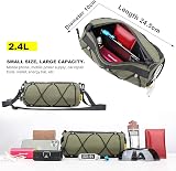 Rhinowalk Front Bike Bag 2.4L Handlebar Bag Waterproof Green view 2