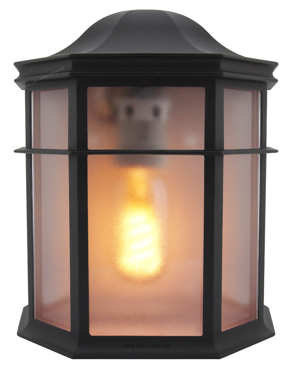 Vintage Retro Outdoor Garden Wall Light Frosted Cover Lantern Door
