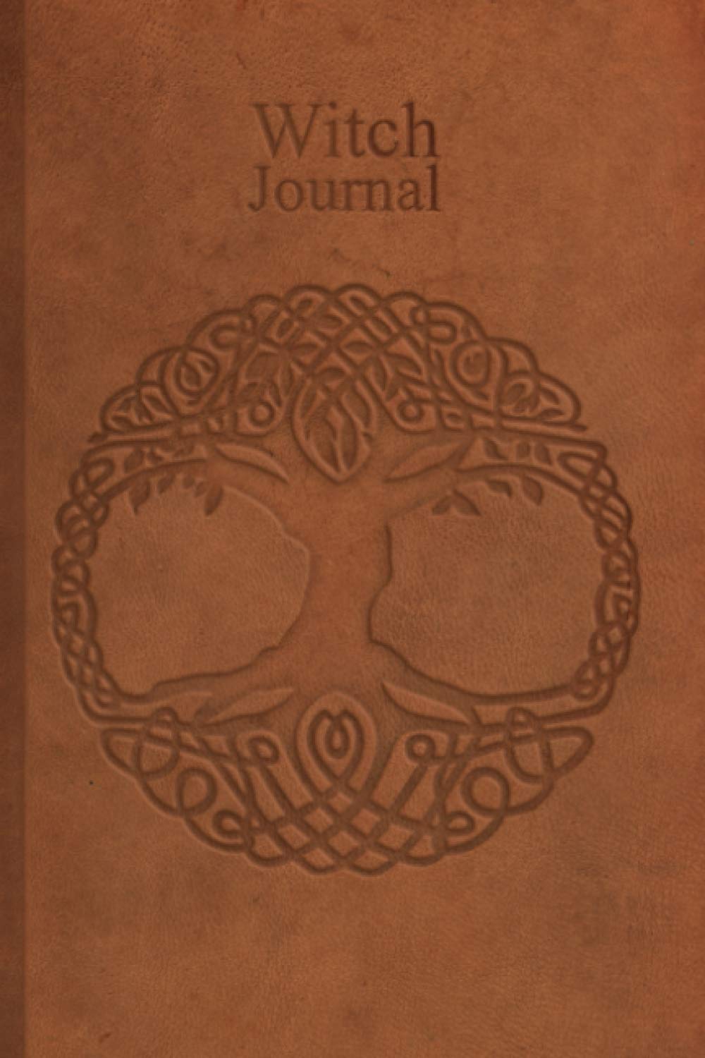 Witch Journal: Wicca Gift, Lined Notebook 200 Pages 6 x 9 (Brown Leather No.2)