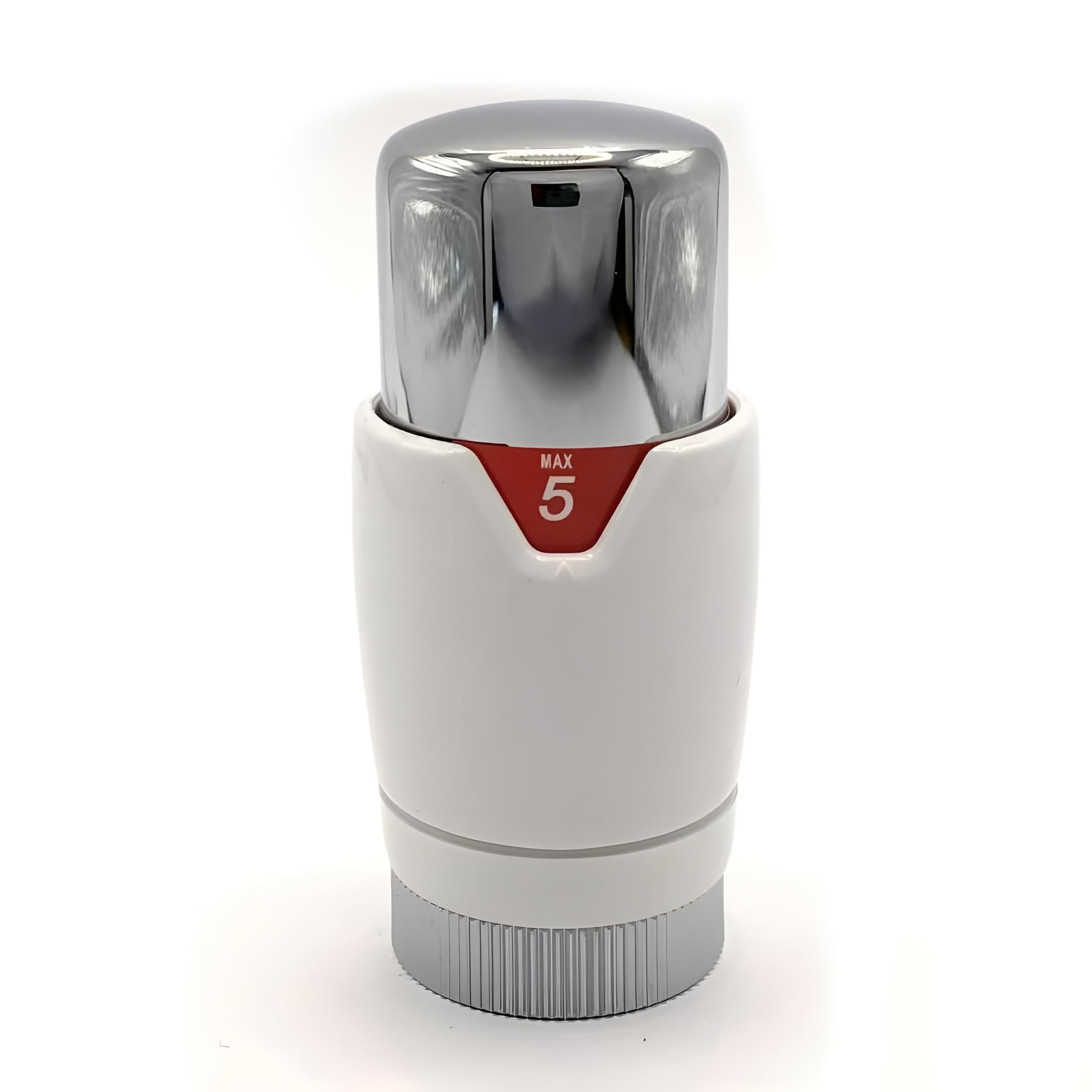White/Chrome Thermostatic Radiator TRV Valve Head Replacement M30 x 1.5 Universal for All Manufacturers