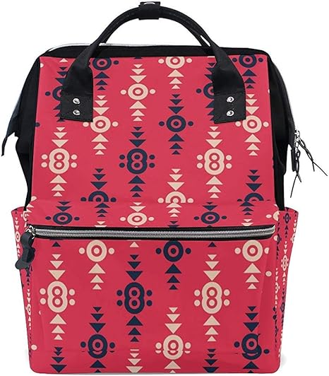native american print luggage