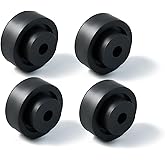 DC61-03191B Leveling Leg Rubber Pad Replacement Parts for Samsung Washer Adjuatable Legs Pedestal Feet WA50R5200AW/US WA50R5400AV/US Washing Bottom Foot Machine Leveler Rubber Foot Pads 4 Pcs