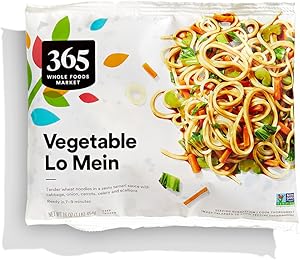 365 By Whole Foods Market, Lo Mein, Vegetable, Frozen, 16 Ounce