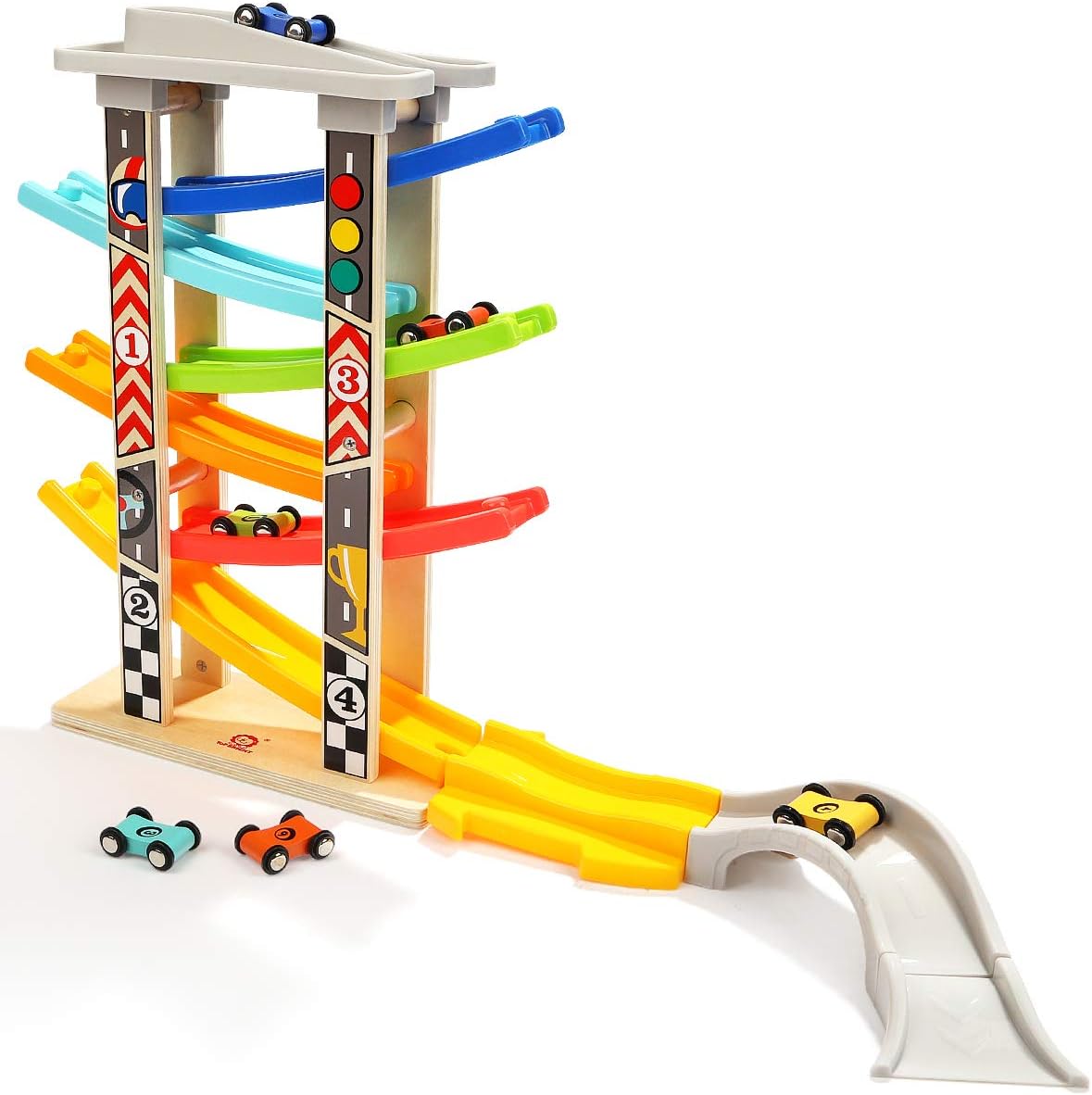 Top Bright Toddler Car Track Toys for Boy 2 Year Old Gifts With Car