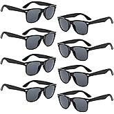 Pibupibu Kids Neon Colors Party Favor Supplies Unisex Sunglasses Pack of 8