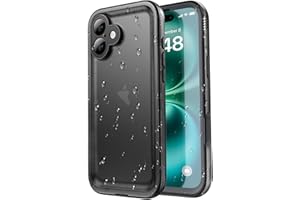 SPORTLINK for iPhone 16 Case Waterproof - IP68 Waterproof/Shockproof/Dustproof/360 Full Body Protection with Built-in Lens & 