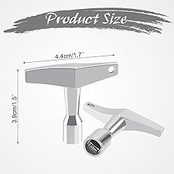 Quacc 2 PCS Drum Key with Built-in Hole, Drum Tuner
