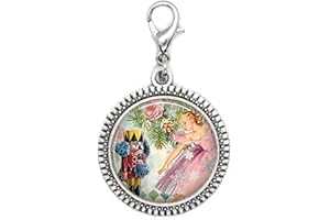 Nutcracker ballet Lobster Clasp,ballet jewelry,ballet jewellery ballet,Christmas jewelry-RC253