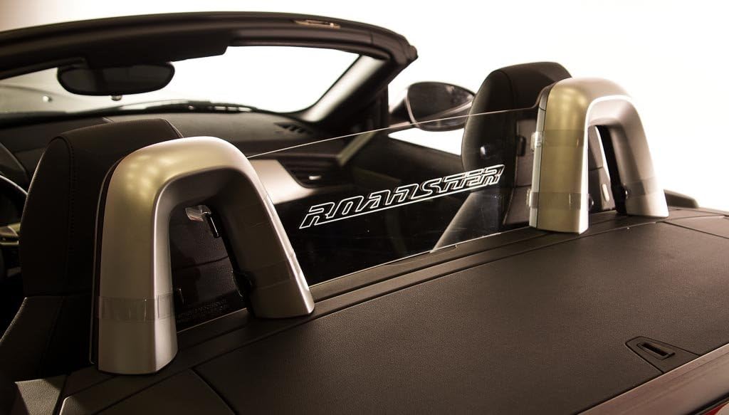 Wind Deflector for New BMW Z4 2009-2015 Convertible - Clear w/Roadster Engraving