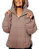 Fazortev Womens Oversized Puffer Jacket Quilted