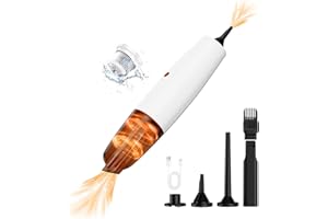 MARLALL Car Vacuum Portable Cordless Handheld Vacuum Cleaner, Rechargeable Dust Buster, 20000PA High Power Strong Suction/Air Blower Small Vacuum Cleaner for PC Cleaning-White