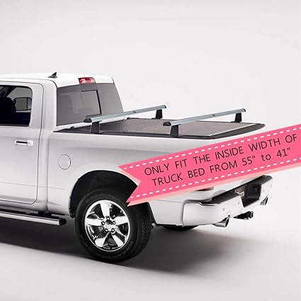 Kiussi Adjustable Aluminum Pick Up Truck Bed Rack Works With Roll Up Tonneau Cover That Mount Inside The Bed Rails Amazon Ca Sports Outdoors